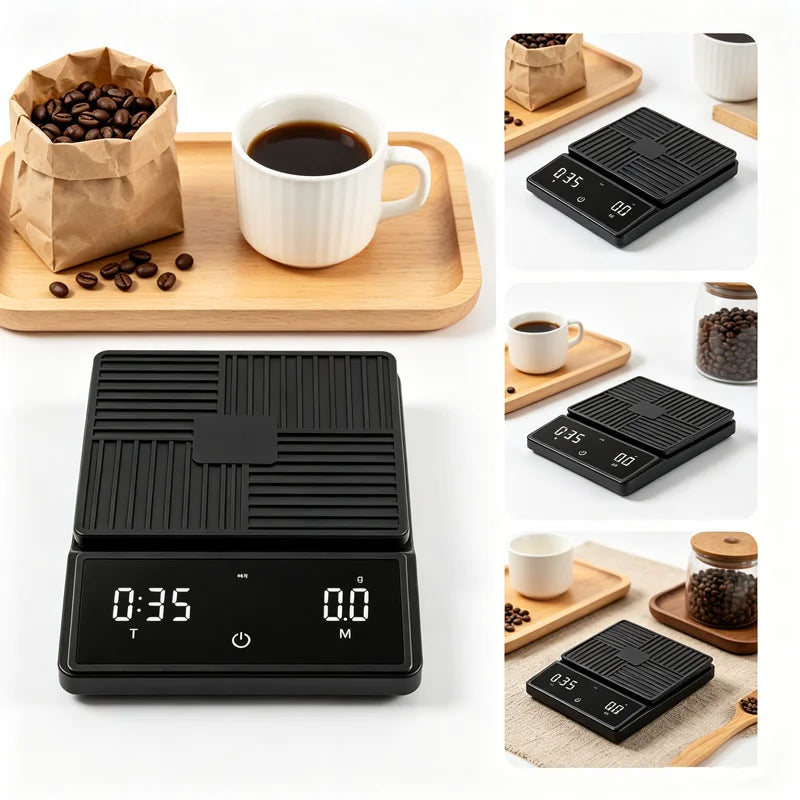 Smart Coffee Scale 0.1g Precision Touch Screen & Timer Coffee Scale SPOT