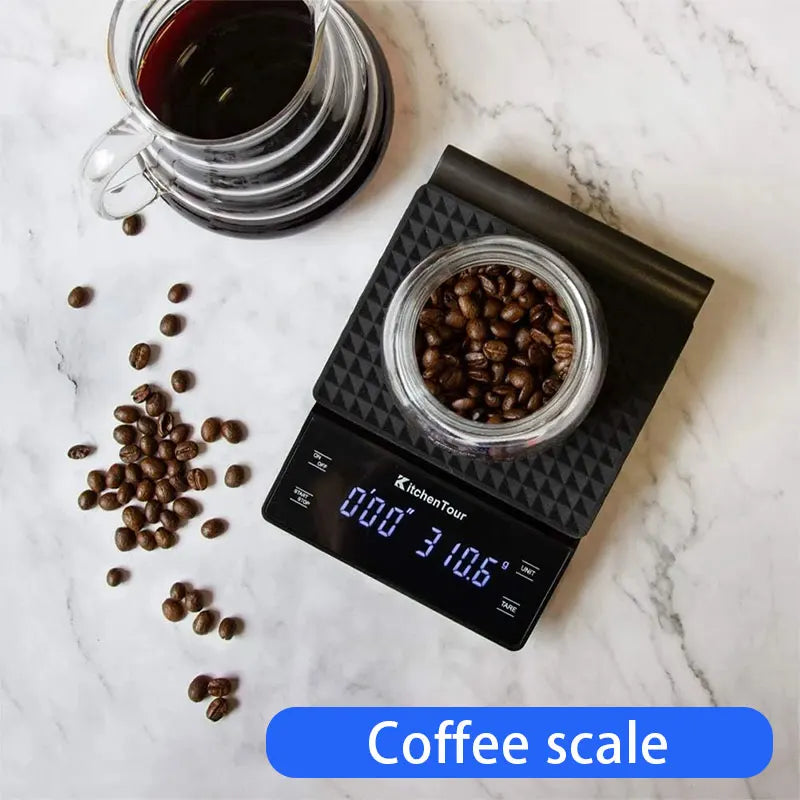 Digital Coffee Scale with Timer – 3kg/0.1g Kitchen Scale Coffee Kitchen Scale SPOT