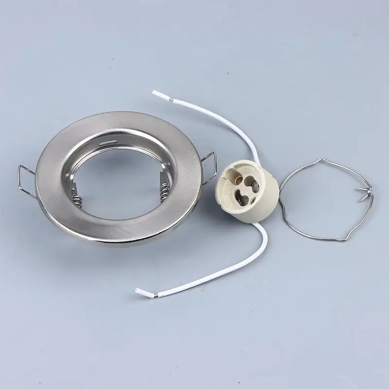 Round Adjustable LED Downlight Frame – MR16 GU10 Recessed Holder LED Downlight Frame SPOT A1