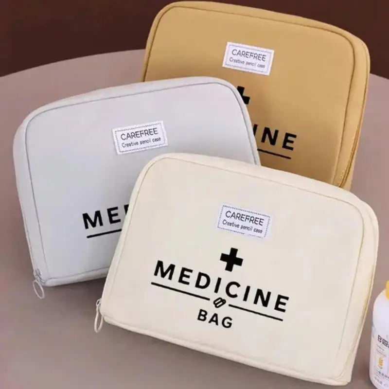 Portable Canvas Medicine Organizer Bag | Travel First Aid Kit Medicine Organizer Bag SPOT