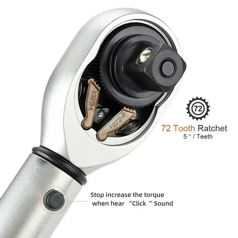 3/8" Drive Torque Wrench 5–60 Nm ±3% | Chrome Vanadium Torque Wrench SPOT