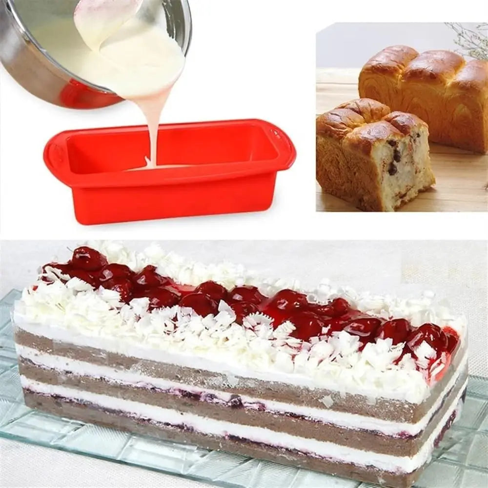 Silicone Loaf & Brownie Baking Pans – Bread, Cake & Cheesecake Silicone Baking Pan SPOT