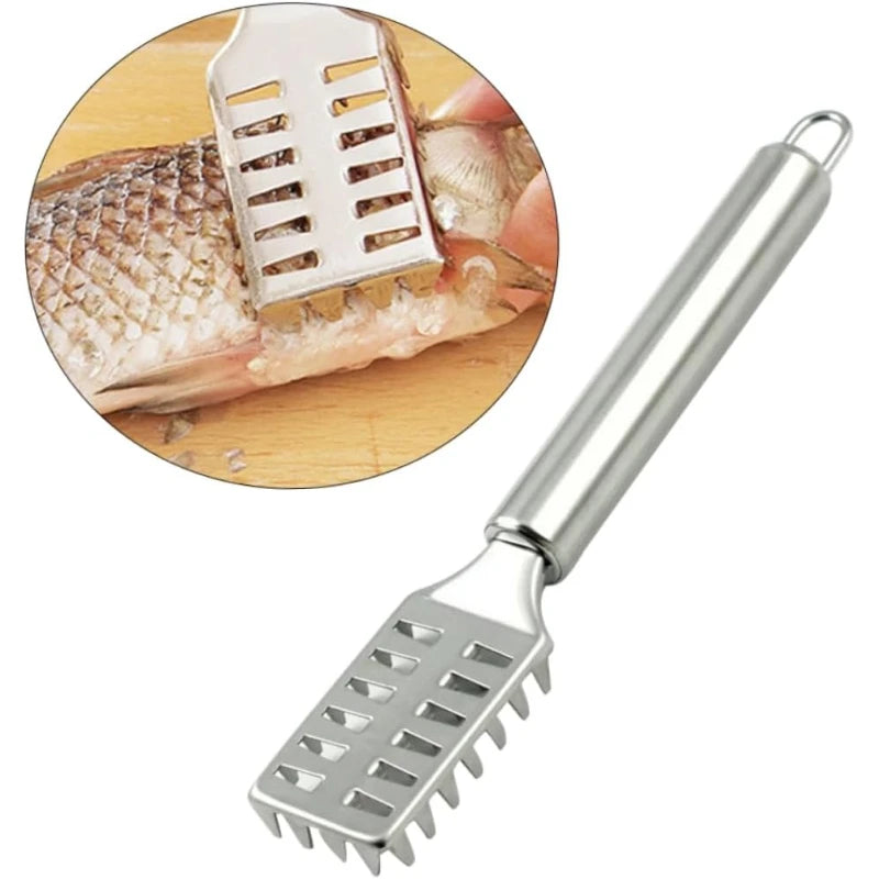 3-Pack Stainless Steel Fish Scale Remover & Scraper Set Fish Scale Scraper SPOT