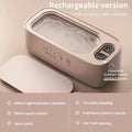 Double-Bin Ultrasonic Jewelry Cleaner – Adjustable High Frequency Ultrasonic Cleaner SPOT Pink