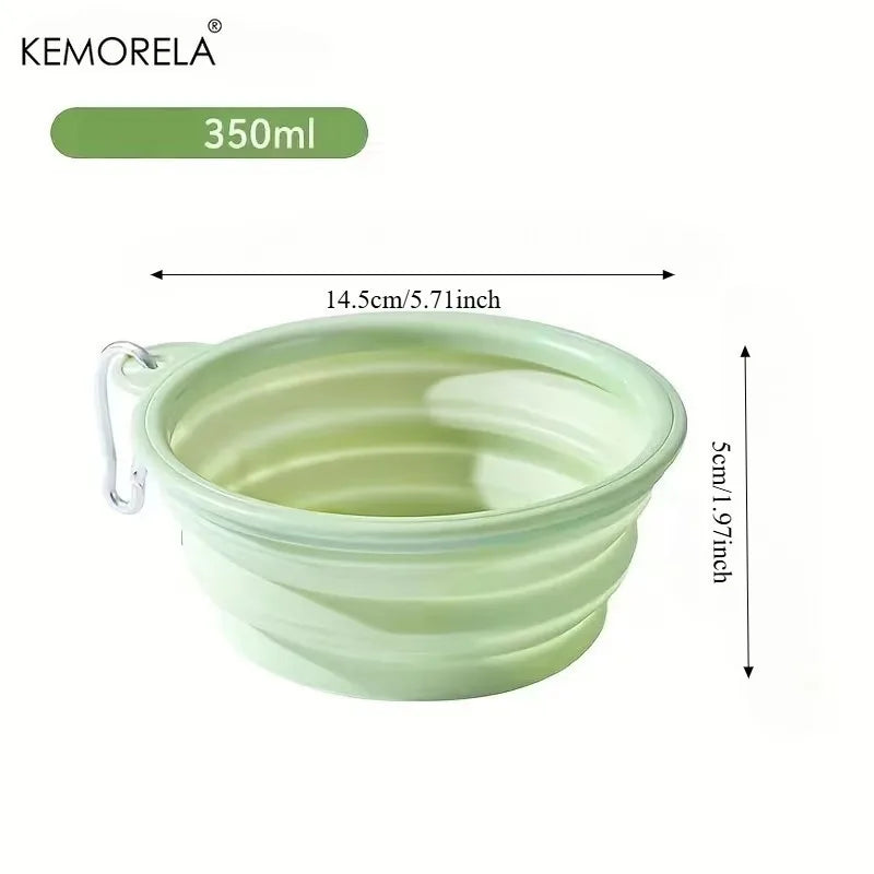 Foldable Dog Travel Bowl – Portable Collapsible Pet Bowl Dog Travel Bowl SPOT