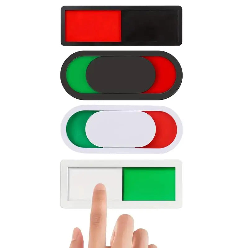 Acrylic Occupied Vacant Sliding Door Sign – Self-Adhesive Door Status Sign SPOT