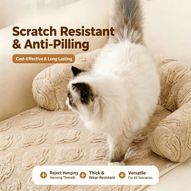 Fluffy Pet Bed Mat – Warm Anti-Slip Washable Cushion Cats & Dogs Pet Bed Mat SPOT