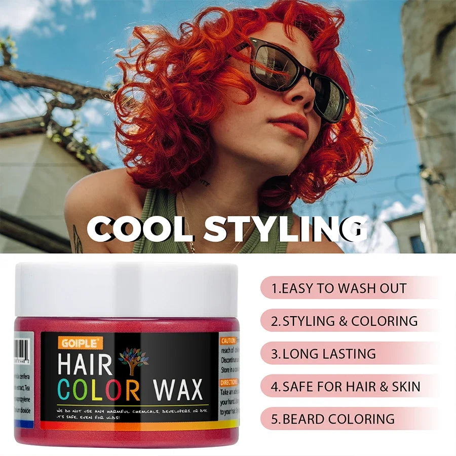 Goiple Temporary Hair Color Wax – Wash-Out Styling Dye Cream Temporary Hair Color Wax SPOT