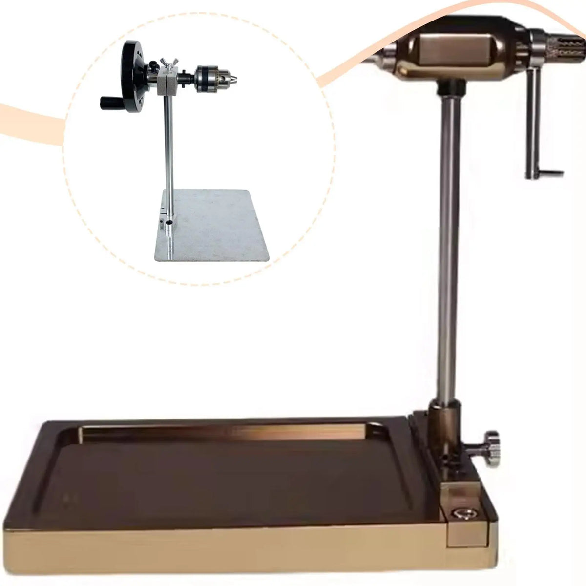 Professional Fly Tying Vise – 360° Rotation & Adjustable Height Fly Tying Vise SPOT Default Title