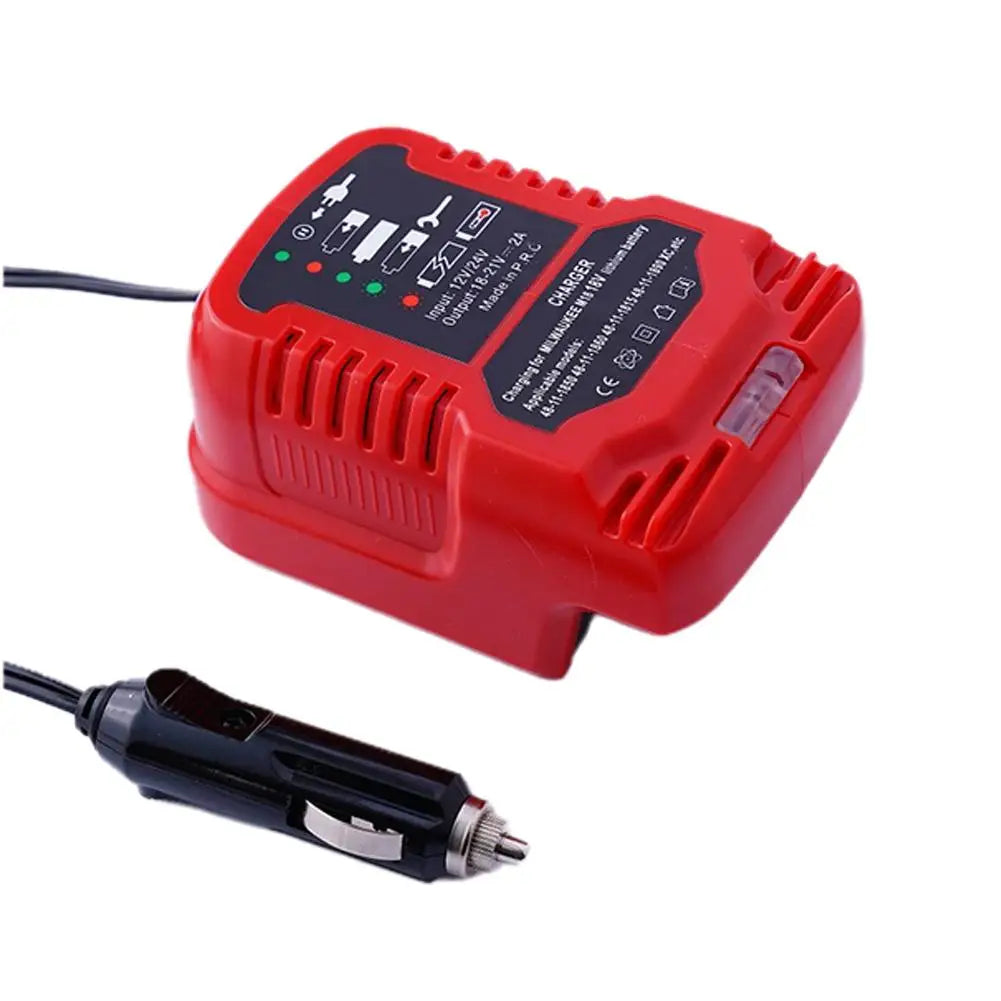 Portable Car Charger for Makita DeWalt Milwaukee 18V–20V Battery Power Tool Charger SPOT