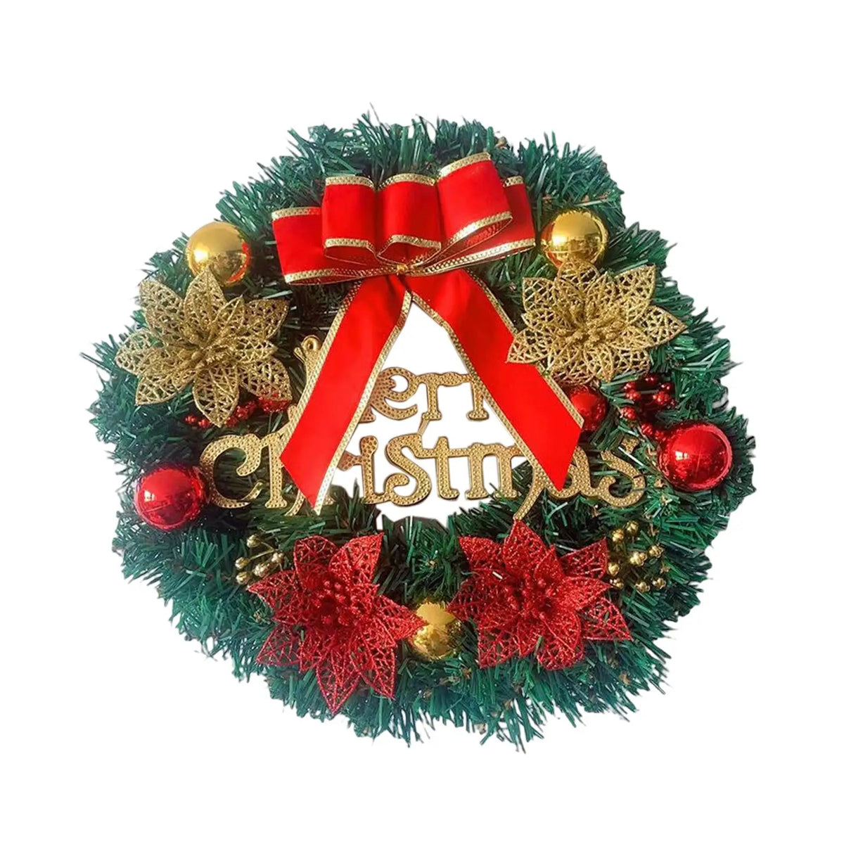 20" Christmas Wreath – Garland for Wall, Door & Mantel Christmas Wreath SPOT