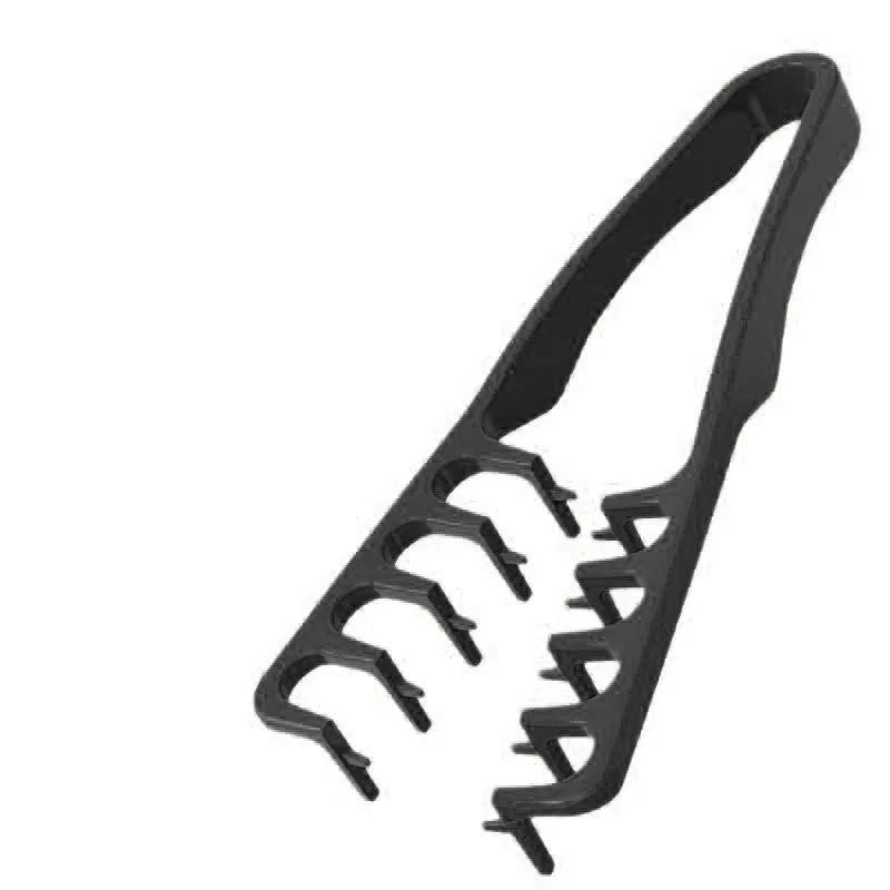 Z-Shape Men's Styling Comb – Fluffy Textured ABS Plastic Hair Styling Comb SPOT Black-2pcs