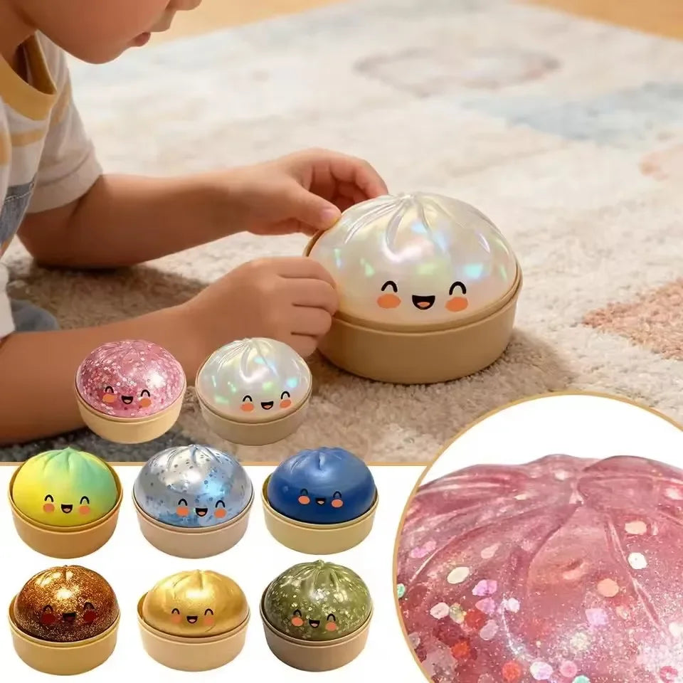 Squishy Steamed Bun Slow Rebound Sensory Toy | Desk Decor Gift Squishy Sensory Toy SPOT