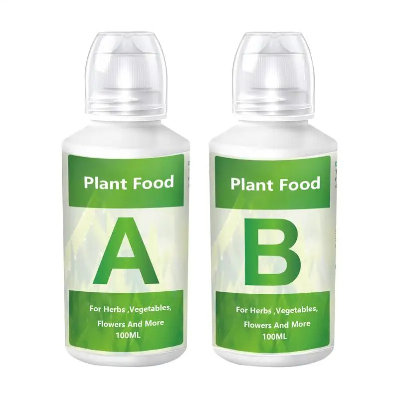 Hydroponic Nutrients A & B – Plant Food for Flowers & Vegetables Hydroponic Fertilizer SPOT