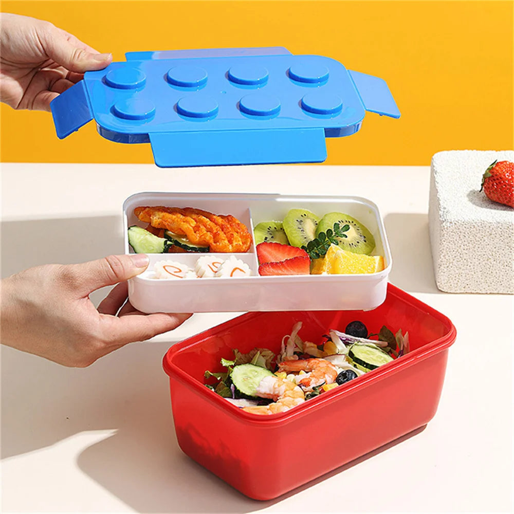 DIY Building Block Bento Lunch Box – Double Layer 1050/1300ml Bento Lunch Box SPOT