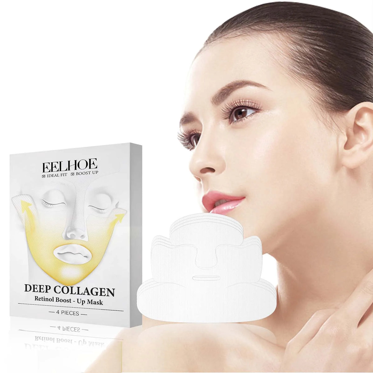 EELHOE Collagen Retinol Firming Face Mask – 4-Pack Firming Face Mask SPOT