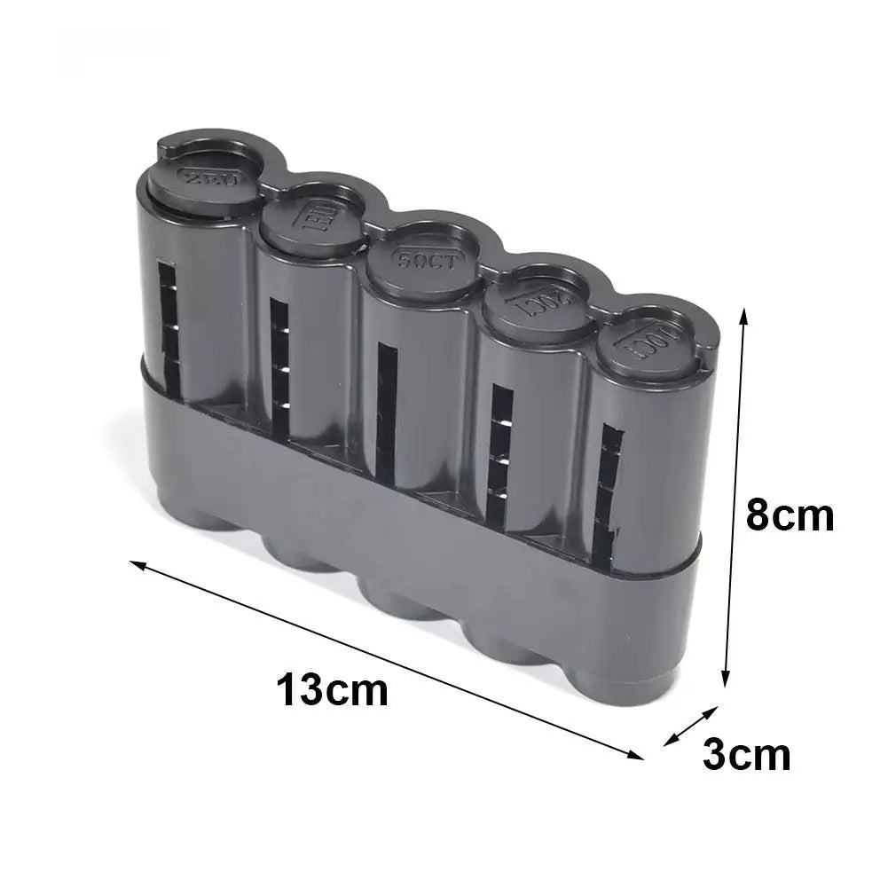 Car Coin Organizer – 5-Slot Thai Baht Coin Dispenser & Holder Car Coin Organizer SPOT