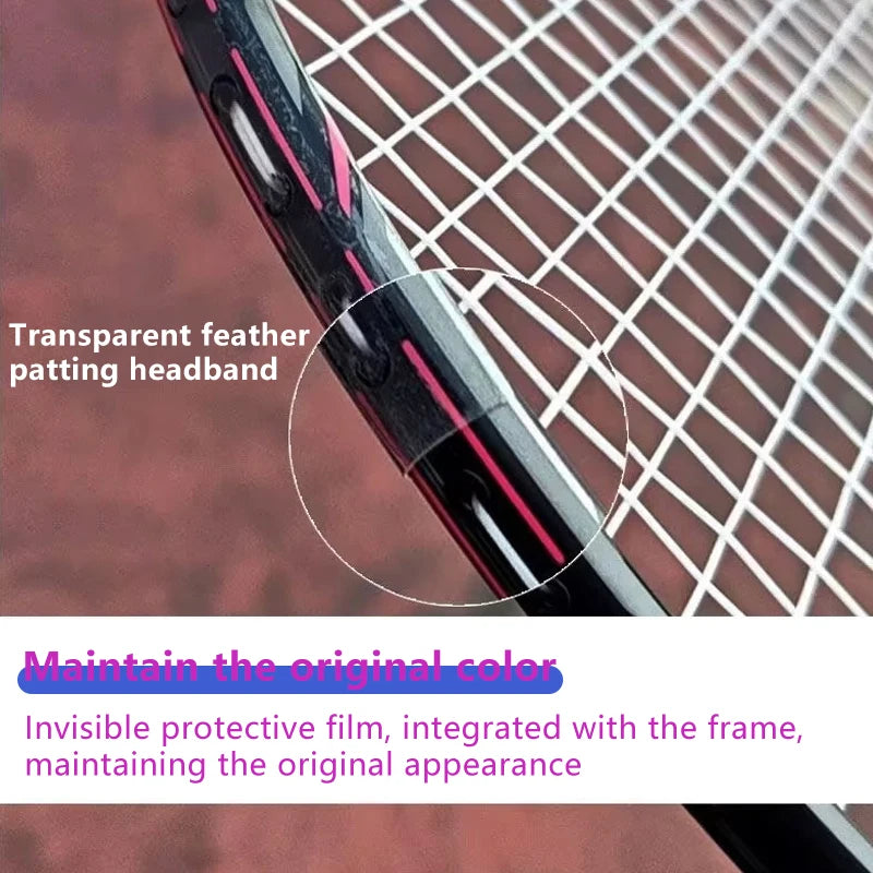 TPU Badminton Racket Edge Protector Tape – Clear & Invisible Racket Protector Tape SPOT
