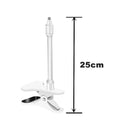 Flexible Clip-On Camera Mount – Baby Monitor & Webcam Stand Camera Clamp Mount SPOT White - 25cm