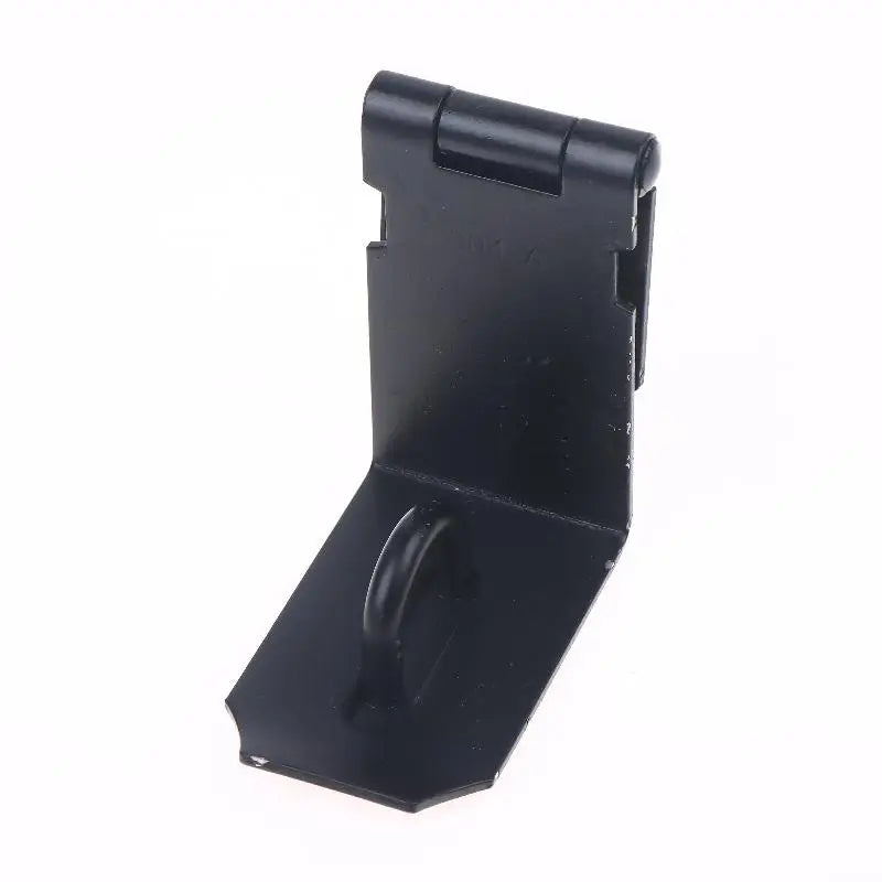 Stainless Steel Gate Hasp Latch & Padlock Clasp | 90° Door Lock Gate Hasp Latch SPOT 3 Black