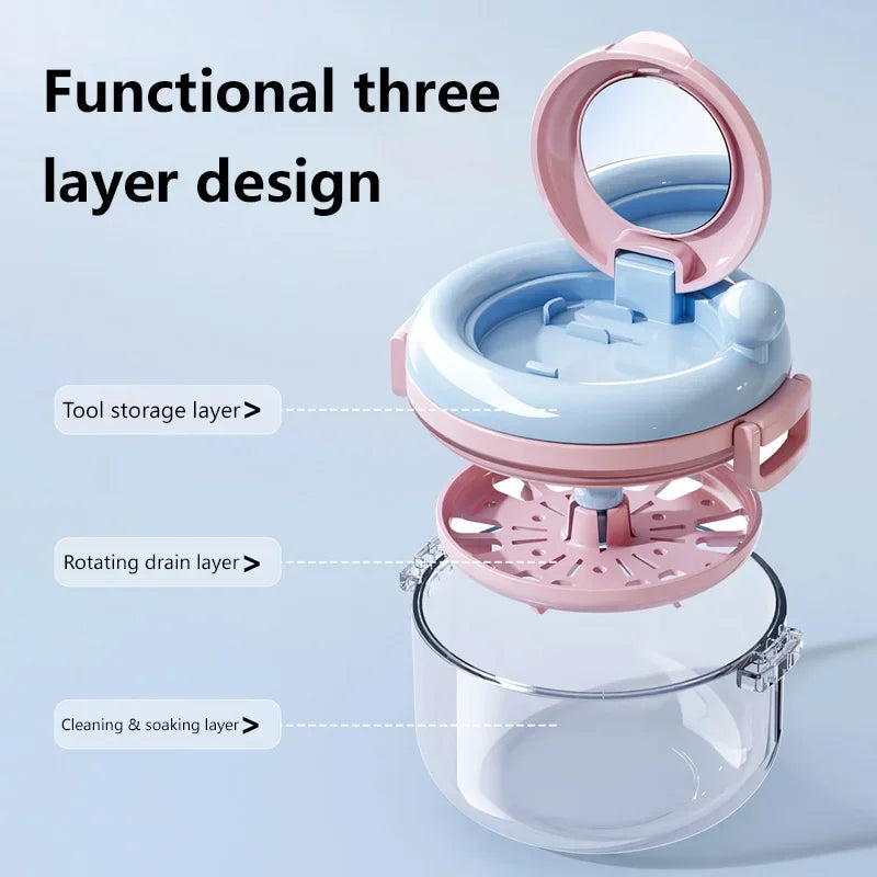 3-Layer Invisible Braces Retainer Cleaning & Storage Case Retainer Cleaning Case SPOT