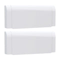 2-Pack Waterproof Wall Socket Cover – Dustproof Outlet Protector Outlet Cover Box SPOT White