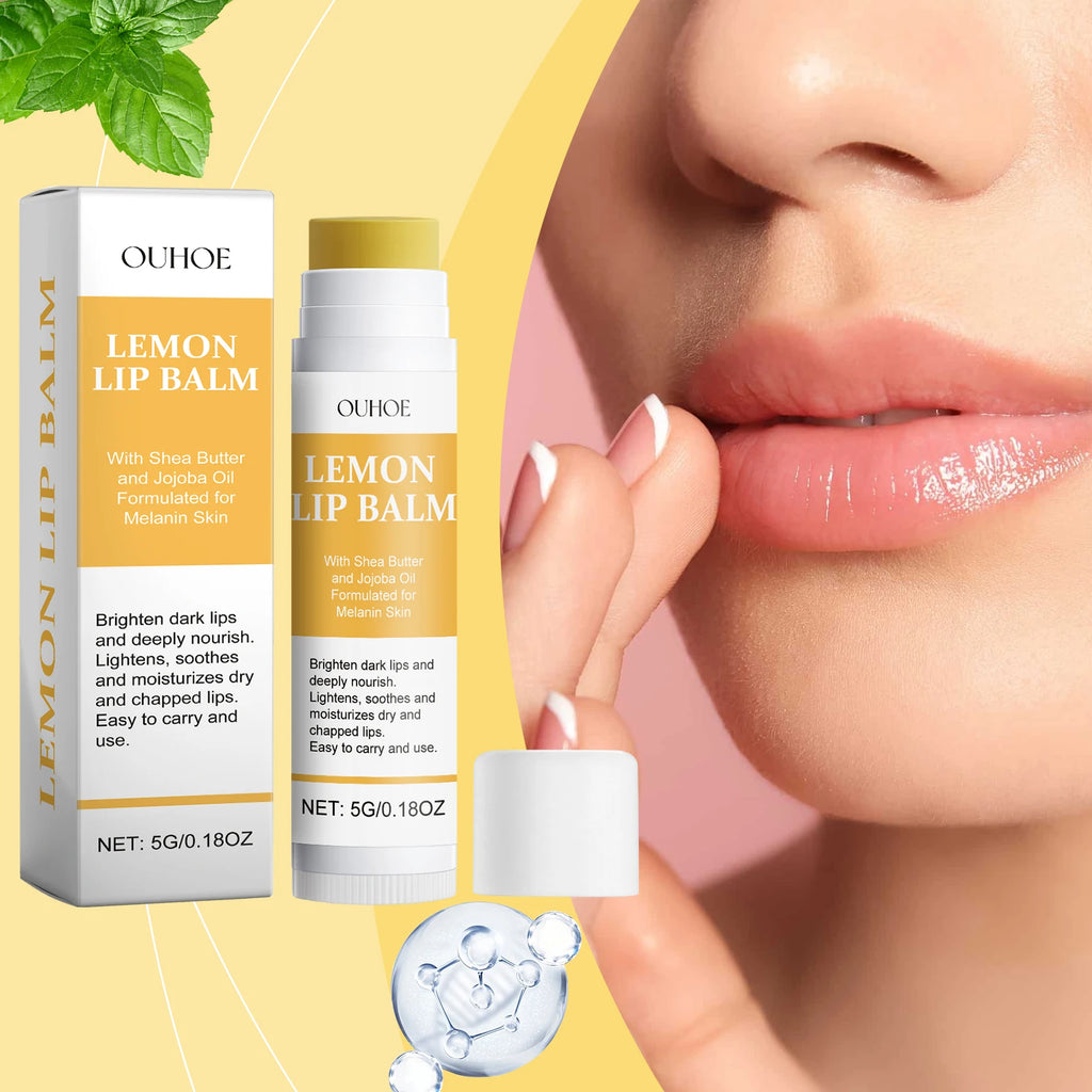 Lemon Turmeric Lip Balm – Exfoliating & Moisturizing Lip Care Lip Balm SPOT