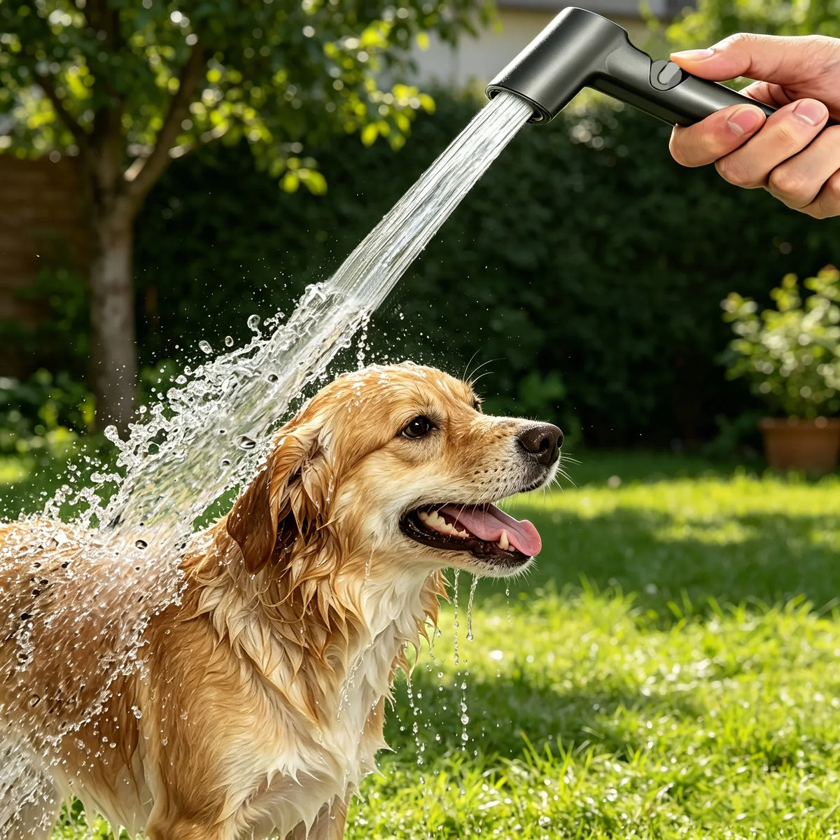 Square Handheld Bidet Sprayer – Adjustable Pressure, Multi-Use Handheld Bidet Sprayer SPOT