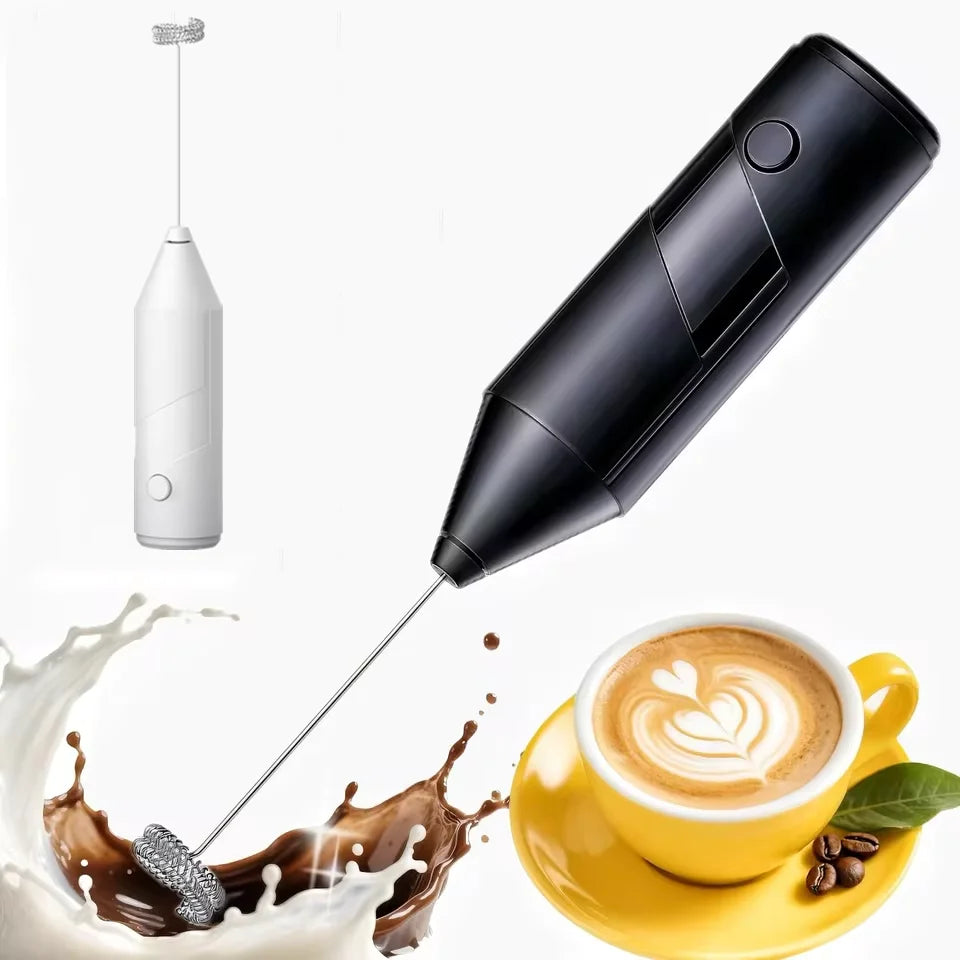 Electric Milk Frother & Coffee Whisk – Mini Handheld Foamer Handheld Milk Frother SPOT