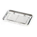 Stainless Steel Oil Draining Tray with Mesh Rack | Fried Food Oil Draining Tray SPOT Default Title