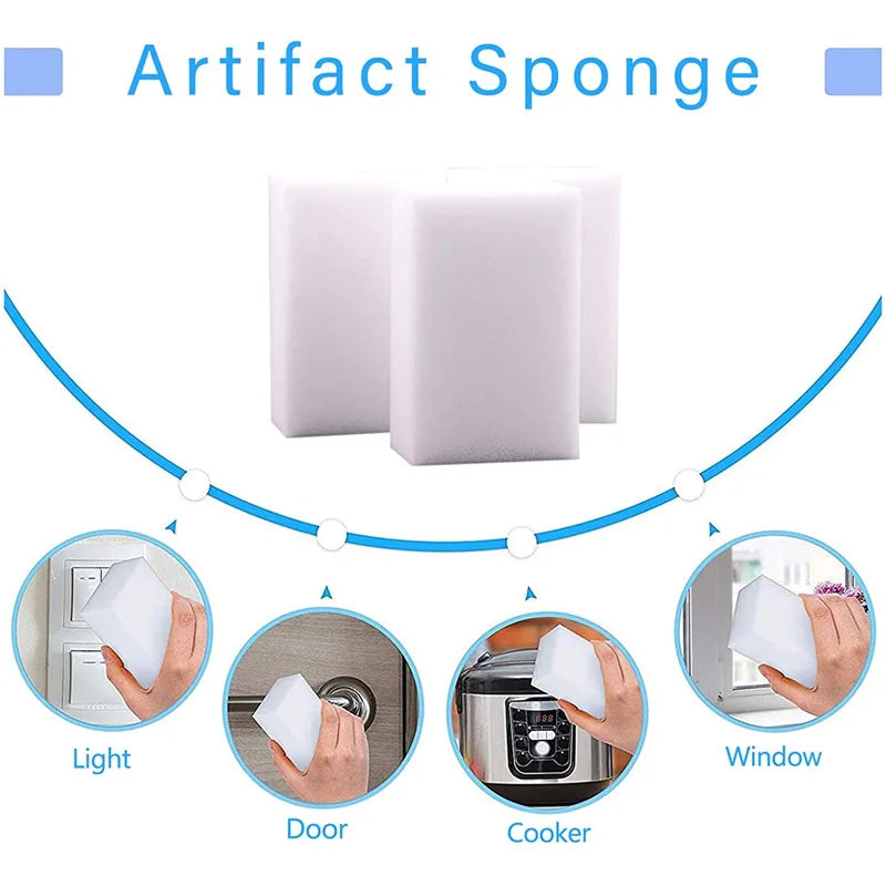 Melamine Magic Eraser Sponges 20/50/100-Pack – Multi-Surface Cleaning Sponges SPOT
