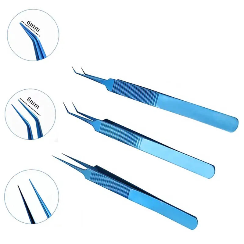 Titanium Alloy Right Angle FUE Hair Transplant Forceps Hair Transplant Forceps SPOT