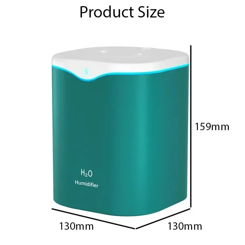 2L Dual Spray Silent USB Humidifier – Wireless, Large Capacity USB Humidifier SPOT