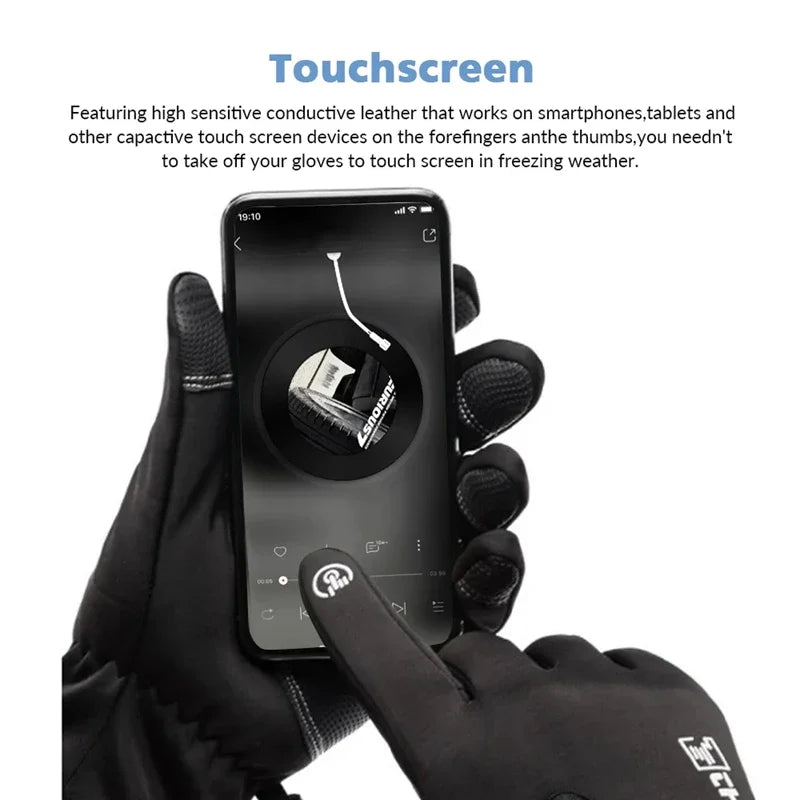 Winter Waterproof Thermal Touch Screen Gloves – Unisex Winter Sports Gloves SPOT
