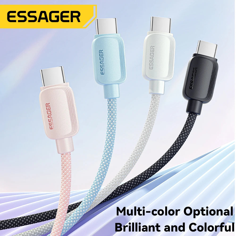 Essager 7A 100W USB-C Fast Charging Cable | Braided USB-C Charging Cable SPOT