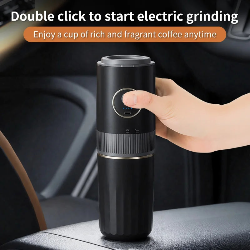 2-in-1 Portable Wireless Coffee Maker – Grind & Brew Camping Portable Coffee Maker SPOT