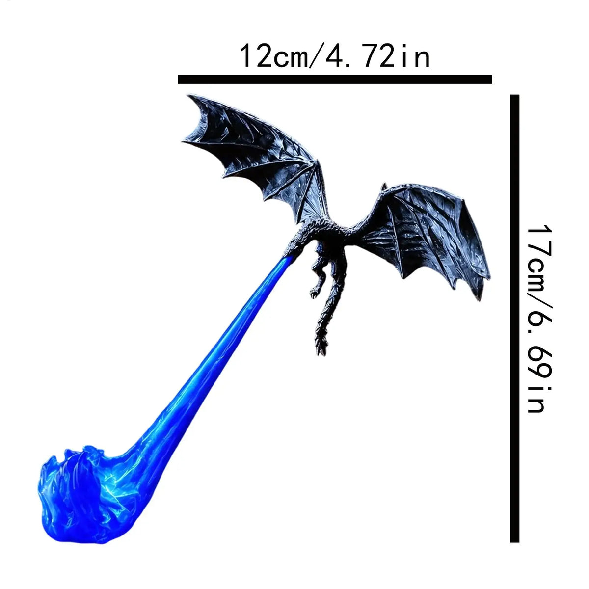 3D LED Dragon Bookshelf Light – Flying Dragon Figurine Decor Decorative LED Light SPOT