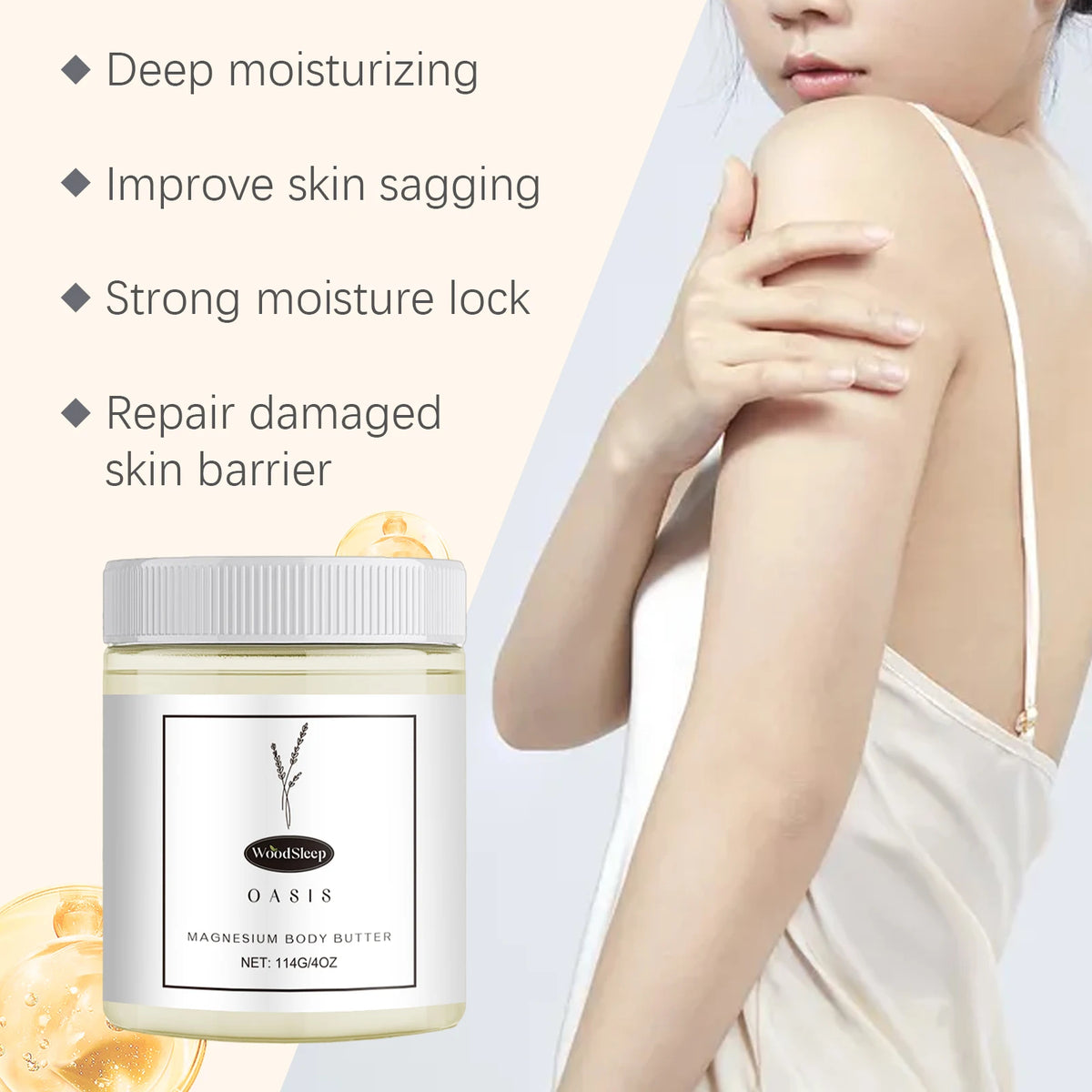 OceAura Magnesium Body Butter – Shea Butter Moisturizing Cream Body Butter Cream SPOT