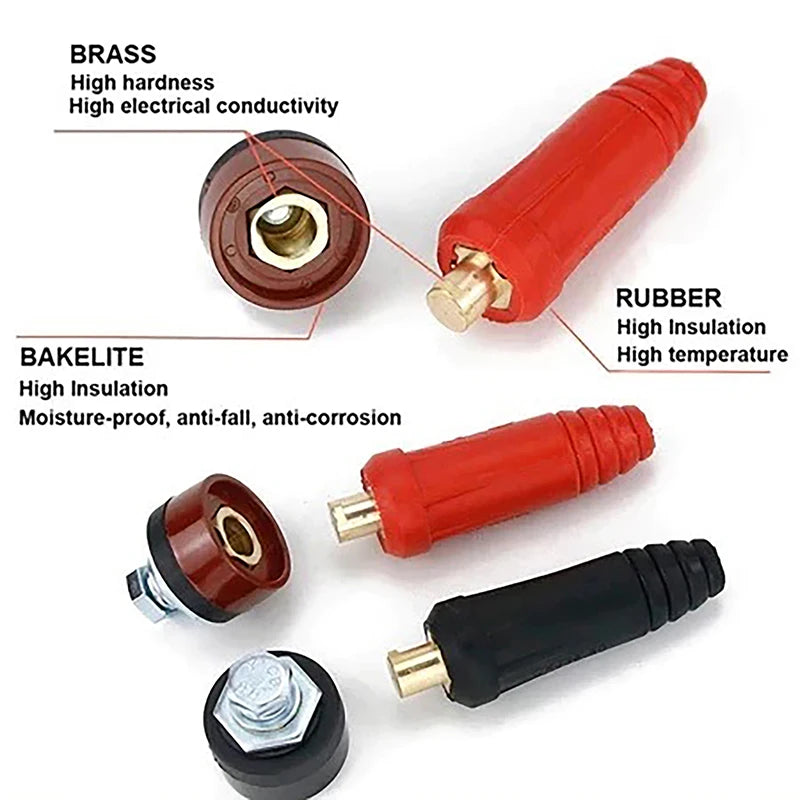 DKJ10-25 Welding Cable Connector – Male Female Quick Fit Welding Cable Connector SPOT