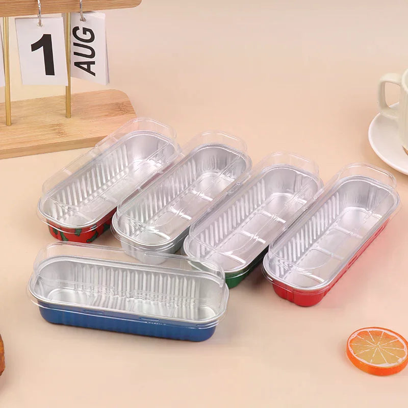 10-Pack Mini Loaf Pans with Lids – Aluminum Foil Baking Cups Aluminum Baking Pans SPOT