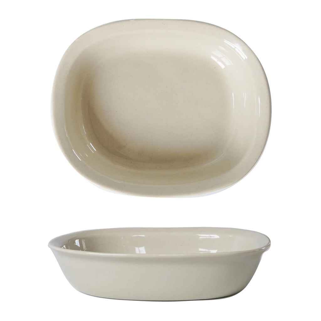 Rectangular Ceramic Baking Dish – Boat-Shaped Oven to Table Ceramic Baking Dish SPOT Large Yellow