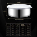 5-Piece Stainless Steel Mixing Bowls with Lids – Stackable Mixing Bowl Set SPOT A
