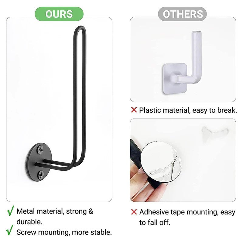 Wall-Mounted L-Shape Hat Rack – Space-Saving Cap Organizer Wall Hat Rack SPOT