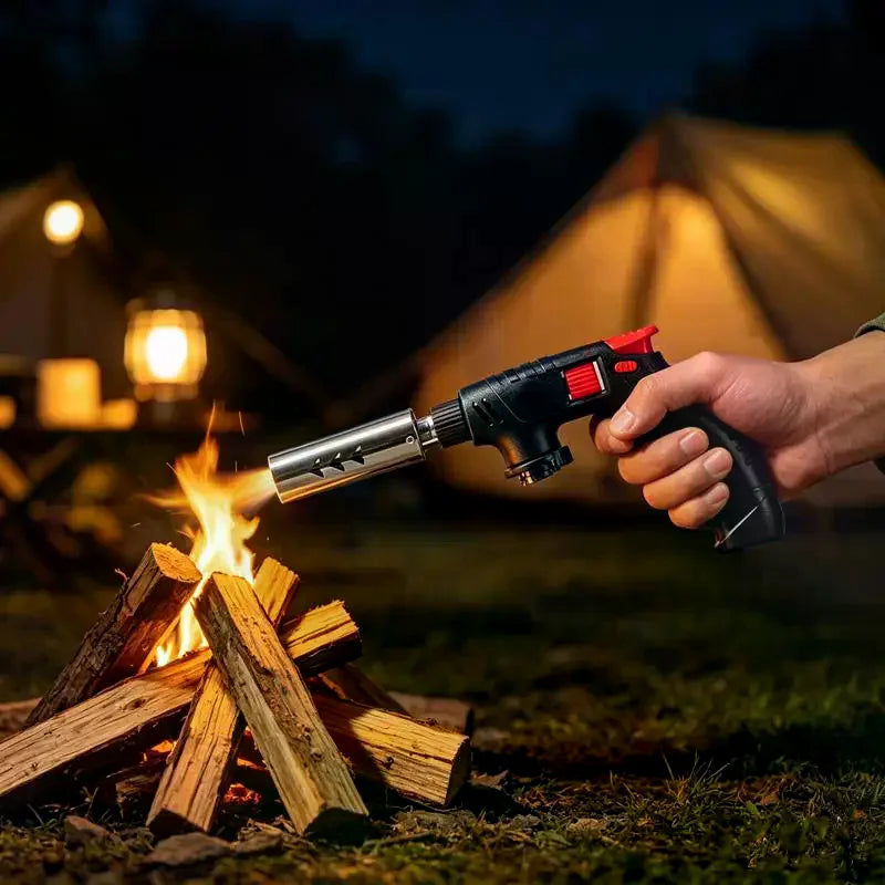 Long Nozzle Brass Butane Torch – BBQ, Cooking & Soldering Butane Gas Torch SPOT