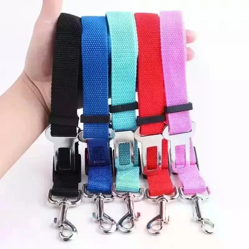 Adjustable Nylon Pet Car Seat Belt – Safety Leash for Dogs & Cats Pet Car Safety Leash SPOT