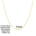 Meaeguet Herringbone Necklace – Dainty Gold Layered Chain Chain Necklace SPOT NC-201G-18