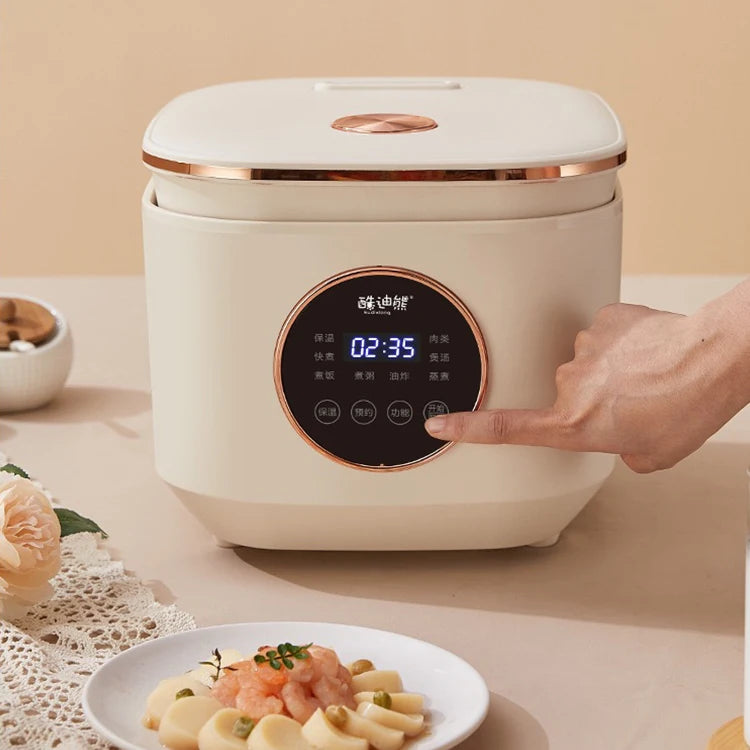 DUTRIEUX 5L Ceramic Electric Rice Cooker with Digital Timer Electric Rice Cooker SPOT Black UK