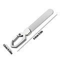 Double-Sided Stainless Steel Nail File – Coarse & Fine Grit Nail File SPOT Silver