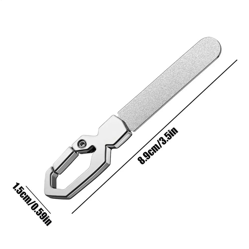 Double-Sided Stainless Steel Nail File – Coarse & Fine Grit Nail File SPOT Silver