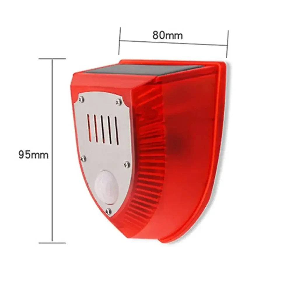 Solar Motion Sensor Siren Alarm & Animal Repeller – 3 Modes Solar Security Alarm SPOT